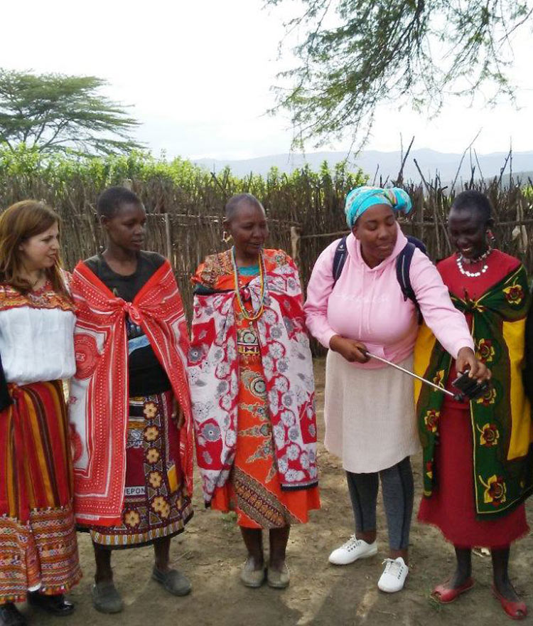 Global Health Professor Dr. Chinekwu Obidoa is shown in Kenya doing work as part of her Carnegie African Diaspora Fellowship.