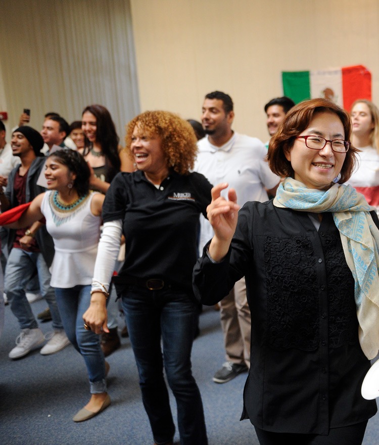 International students at Mercer