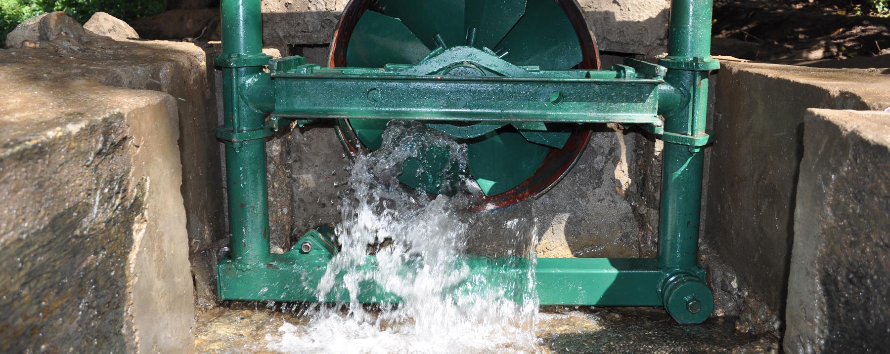 Pictured is a system to provide clean drinking water from the Wei Wei River to the center of the Kenyan community.