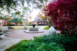 The Phi Beta Kappa Plaza on the Macon campus.