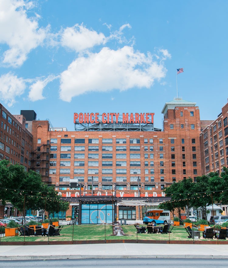 Exterior shot of Ponce City Market