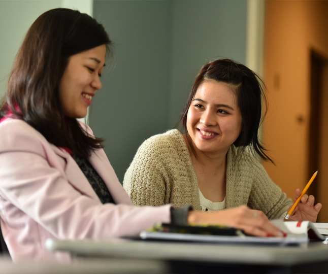 International students at Mercer