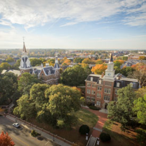 Aerial view of Macon campus