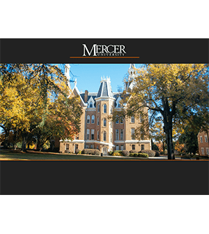 Mercer University presentation template screenshot