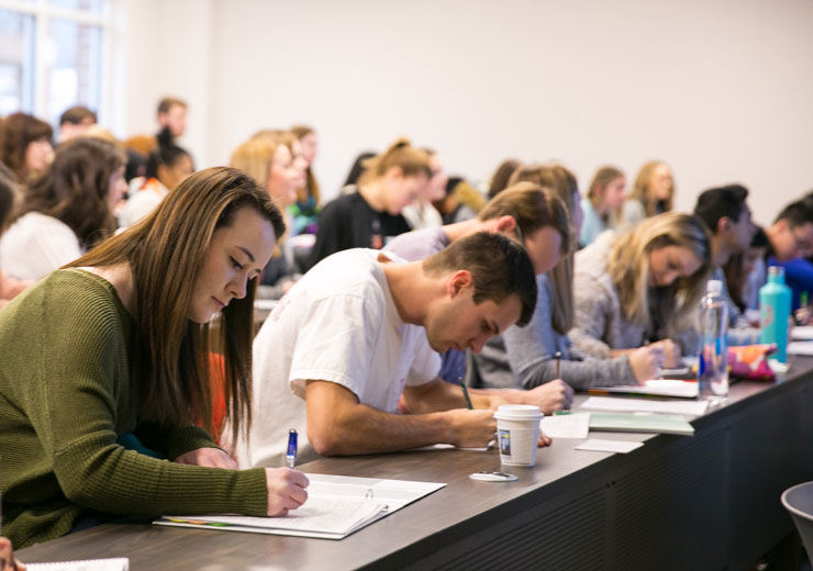 Students in class