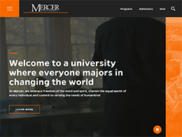 Mercer home page thumbnail