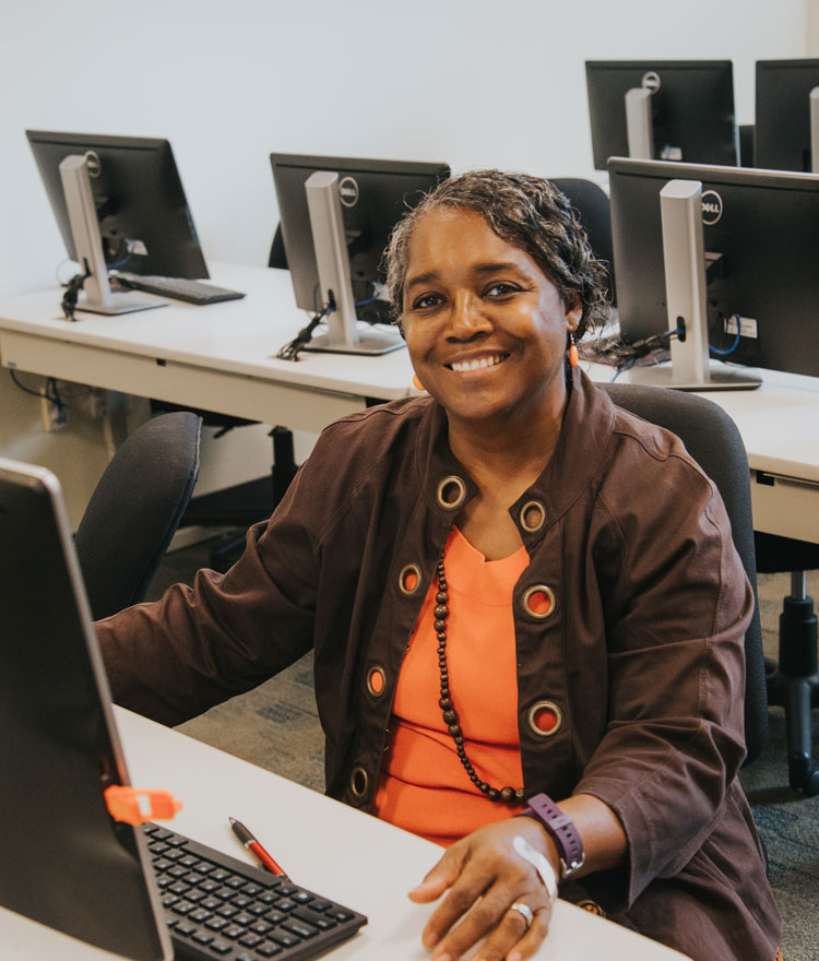 Smiling student in Henry County