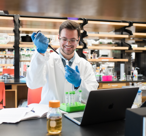 Scientist in the lab