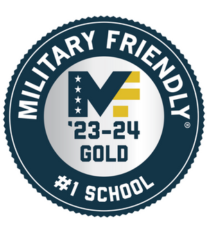 military friendly #1 school logo