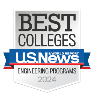 U.S. News & World Report Best Colleges Engineering Programs 2024 Logo