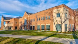 Exterior of Mercer's Columbus Medical School building