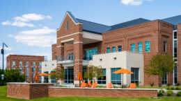 Exterior of Mercer's Columbus Medical School building