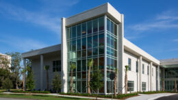 Exterior photo of Mercer's Savannah medical school building