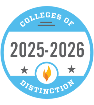 Colleges of Distinction badge given colleges awarded the designation for 2025-26.