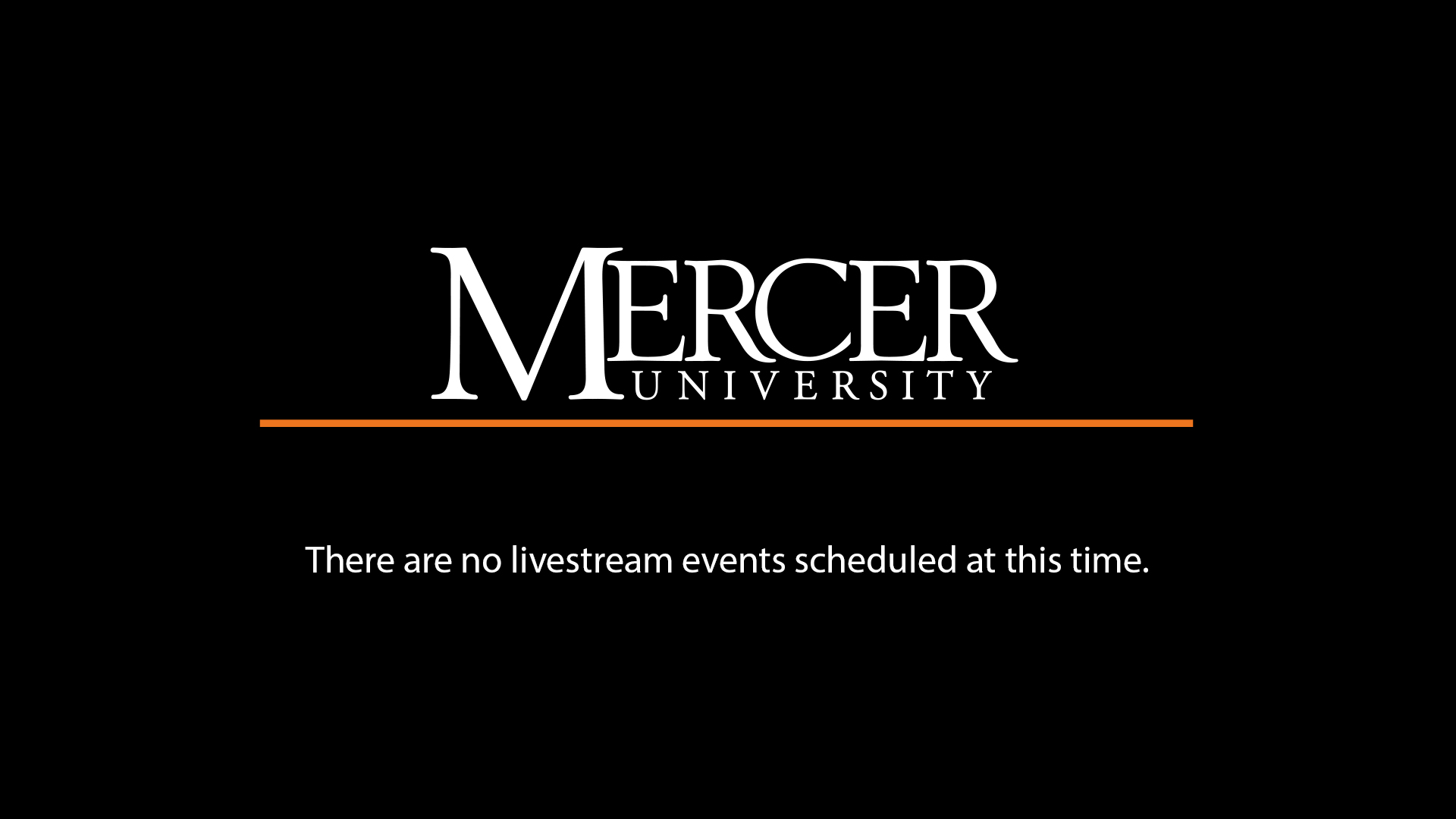 There are no livestream events scheduled at this time.